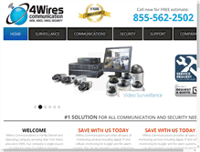 Tablet Screenshot of 4wires.com